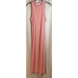 Double Zero - Women’s Pastel Rose Sleeveless Maxi Dress - Sz Spicy Small